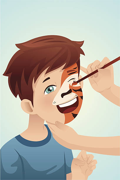 265 Face Painting free clipart.