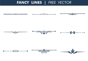 Fancy Lines Free Vector Art.