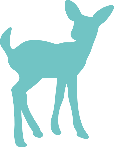 Baby Deer Silhouette Clip Art Clipart.