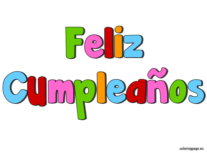 Feliz Cumpleaños Clipart Free.