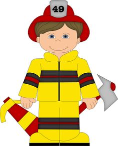 1467 Fireman free clipart.