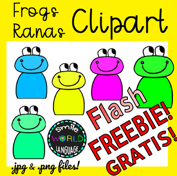 Clipart Frog Animal Rana Graphics Flash Freebie 48h Free Gratis Commercial  use.