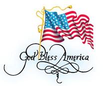 Free God Bless America American Clipart.