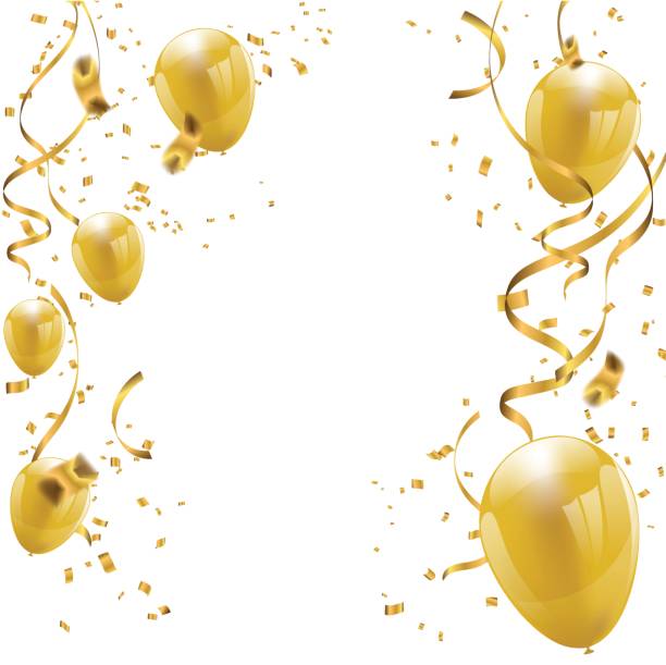 Gold Balloons Clipart & Free Gold Balloons Clipart.png.