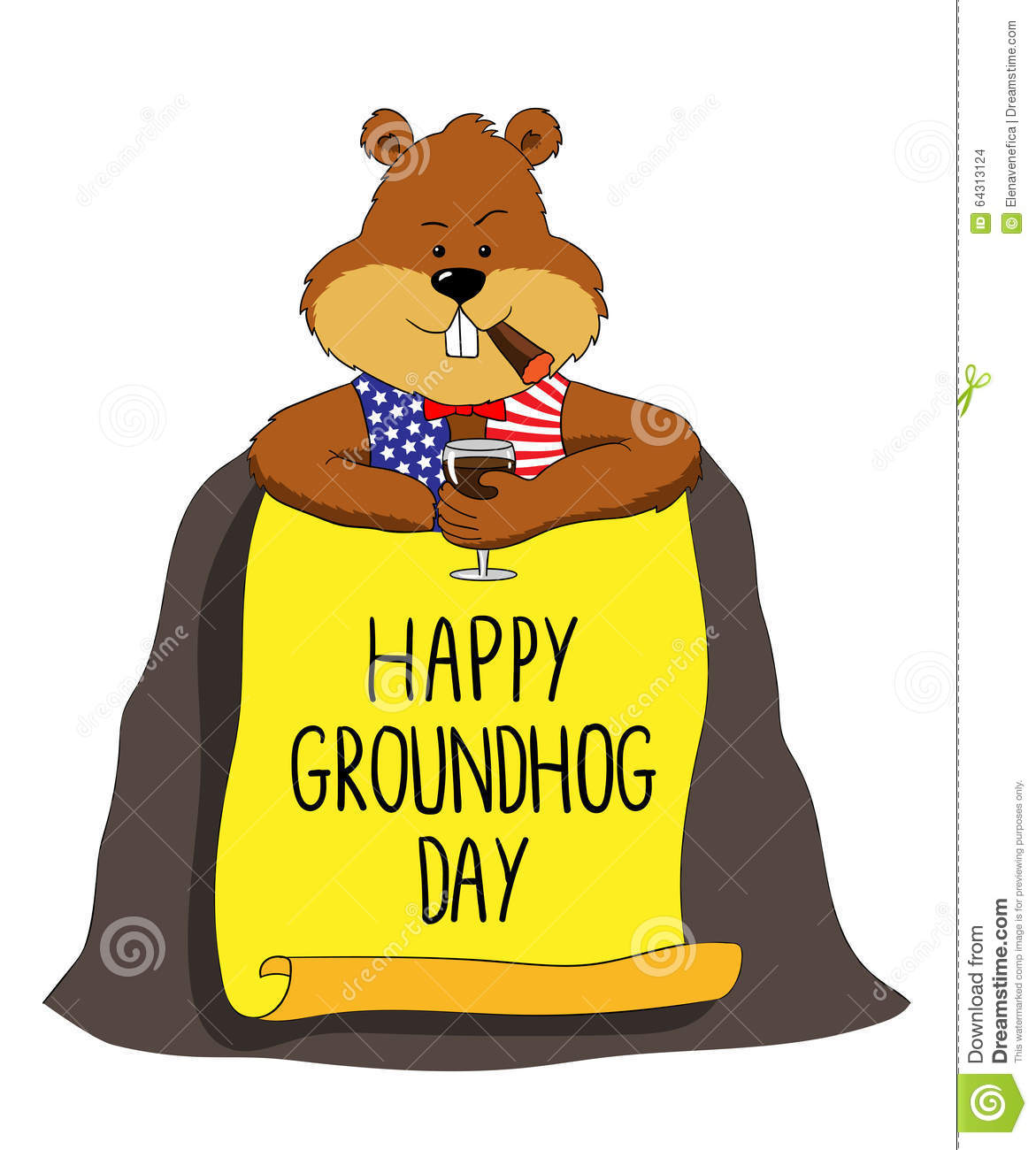 Free happy groundhog day clipart 3 » Clipart Station.