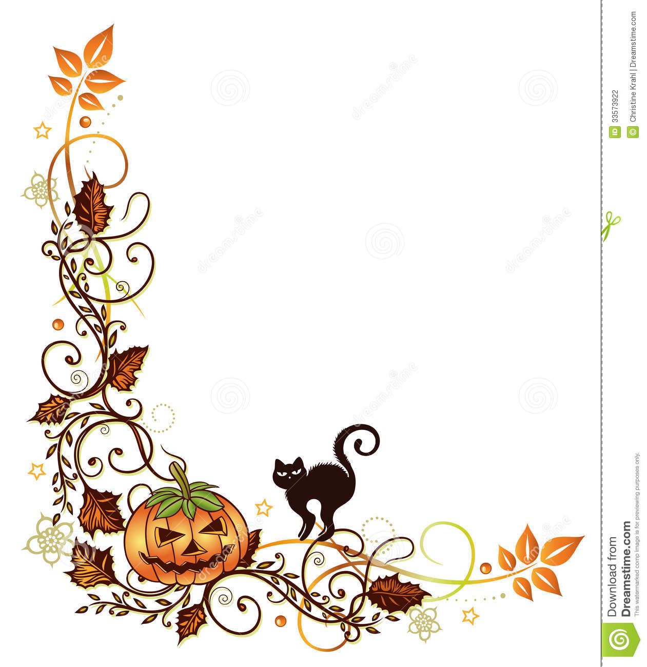 halloween border clipart.