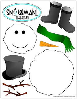 Free!! Cute snowman pattern to play hangman or adapt to.