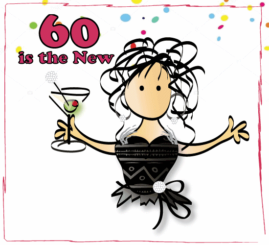 60th Birthday Ecard For Her. Free Milestones eCards.