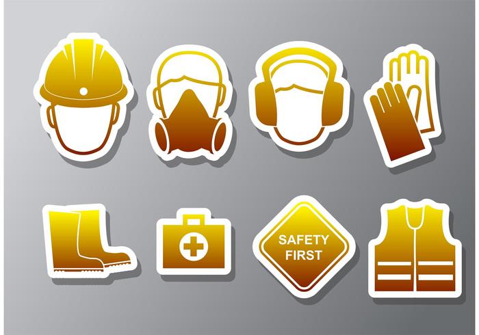 Health and Safety Vector Icons.