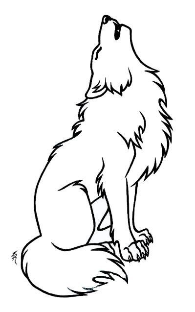 Wolf howling wolf outline free download clip art on clipart jpg.