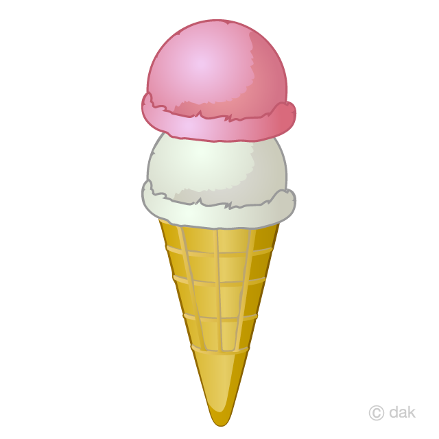 Free Ice Cream Clipart Image｜Illustoon.