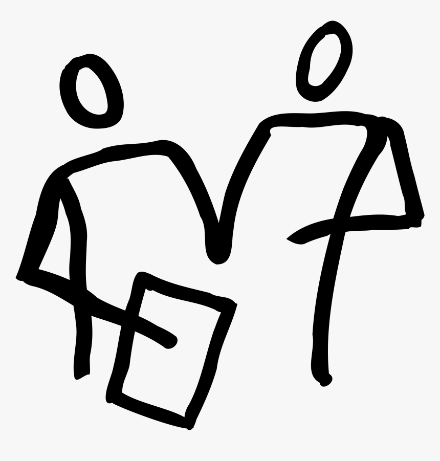 This Free Icons Png Design Of 2 People Looking At A.