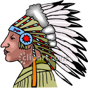 The Head of an Indian Chief.