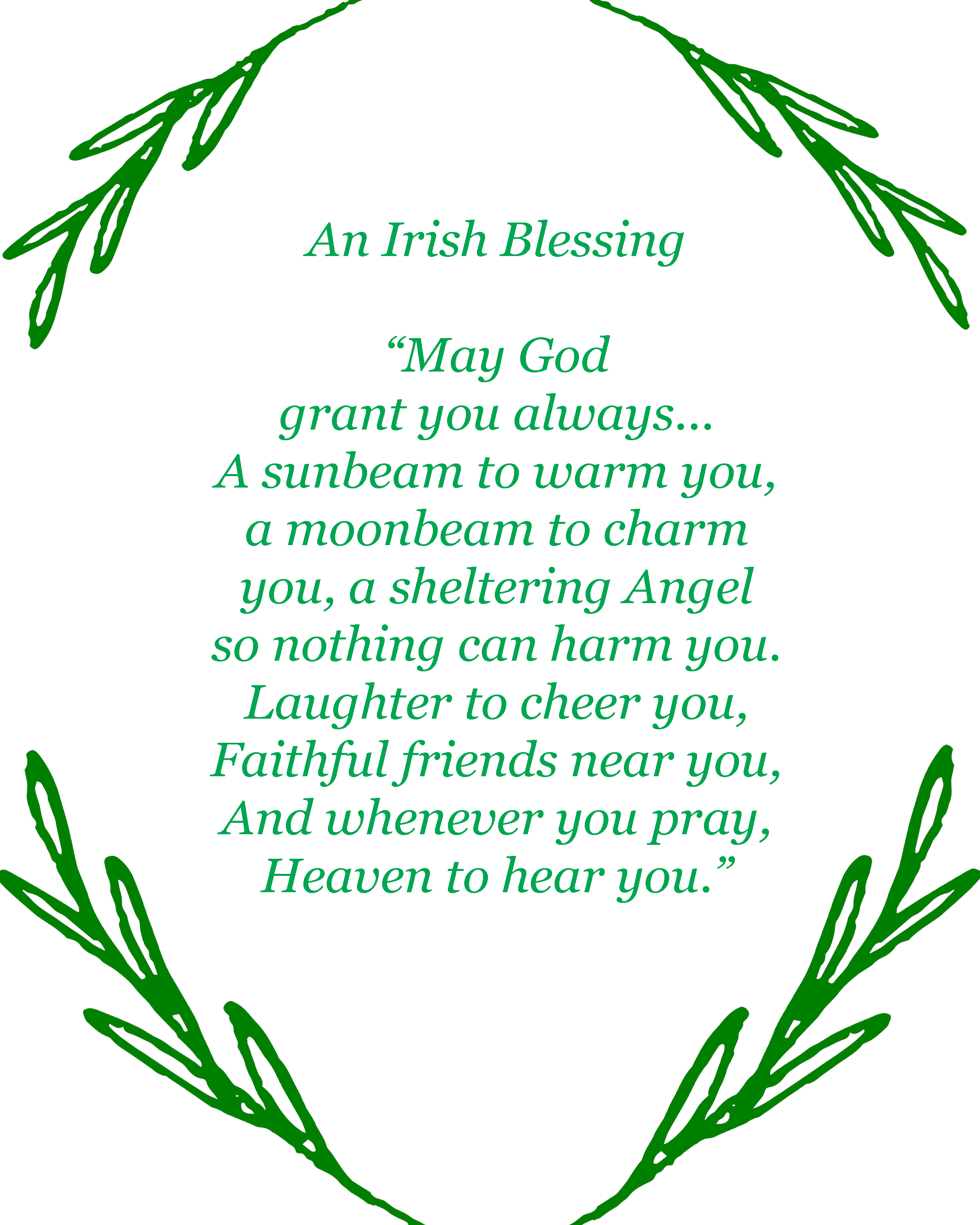 Free Irish Blessing Clipart 20 Free Cliparts Download Images On 