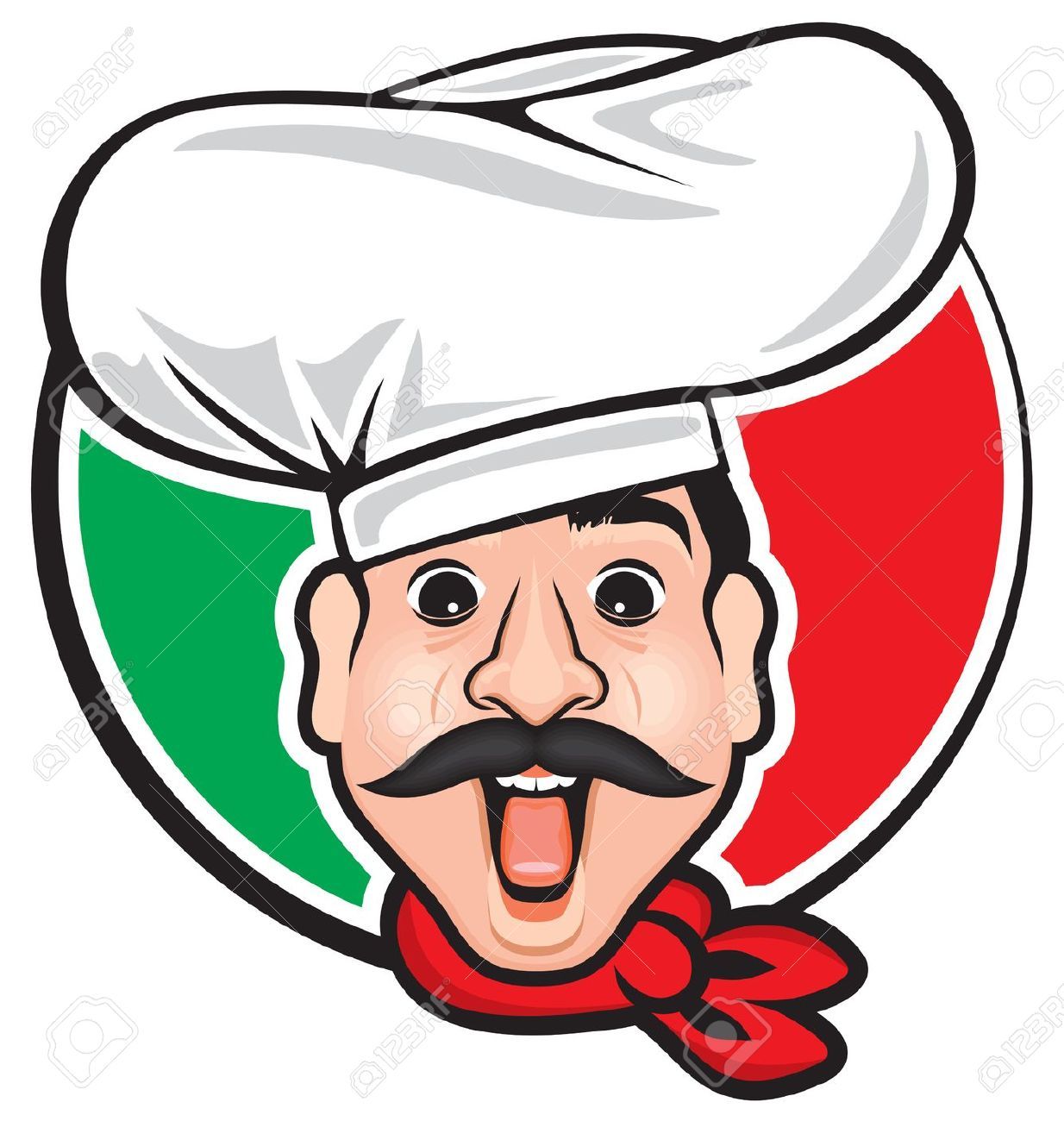 Free Italian Chef Clipart 2 