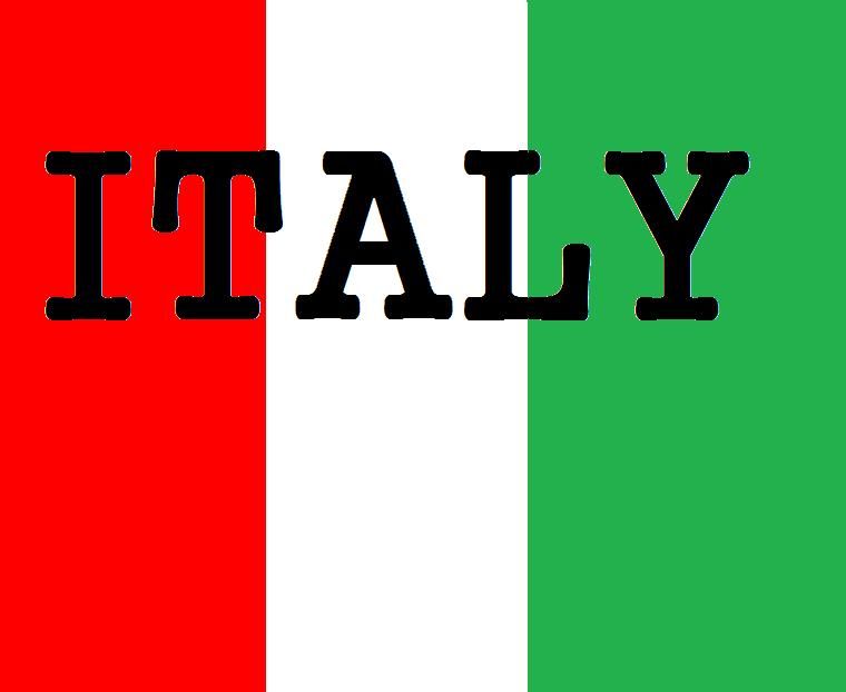 Italian Flag Clip Art.