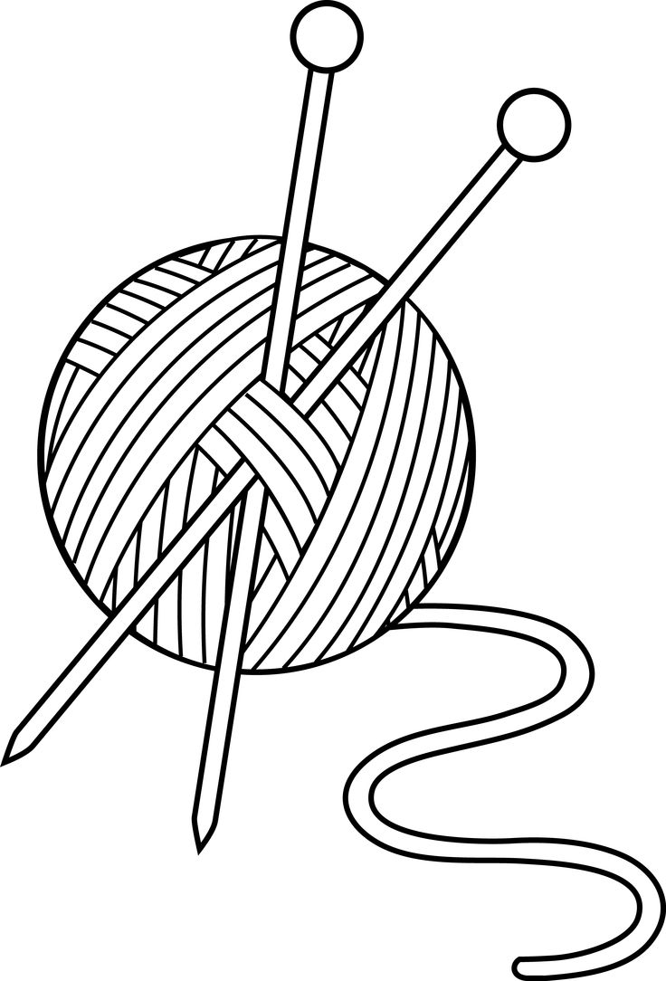 Knitting Clip Art.