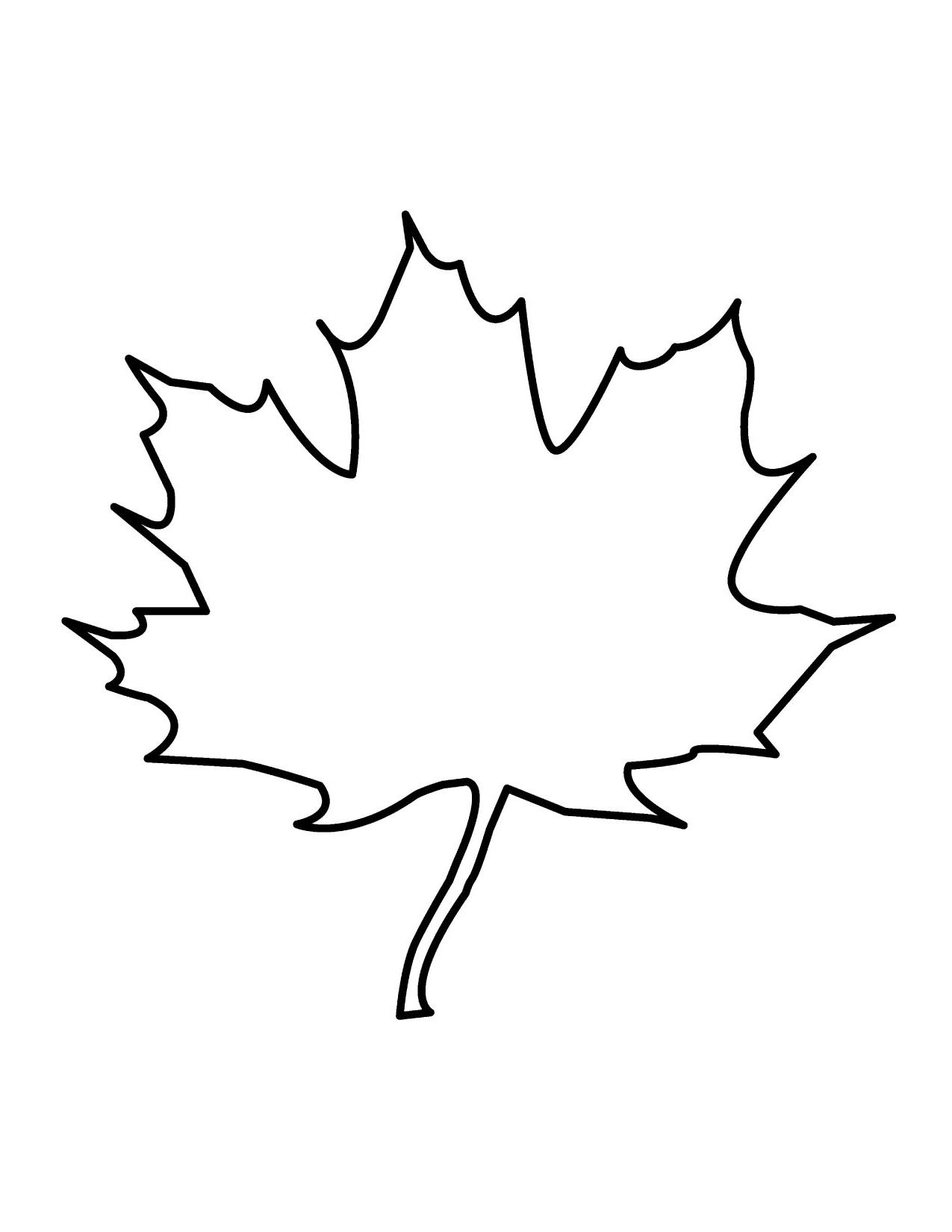 Best Free Leaf Outline Clip Art Image » Free Vector Art.