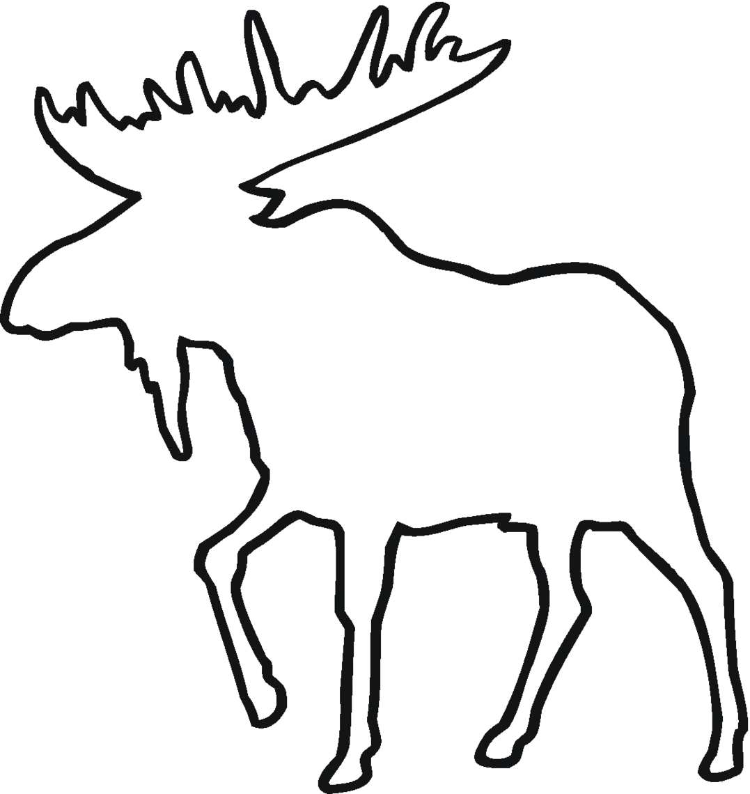 deer outline clipart black and white 20 free Cliparts | Download images