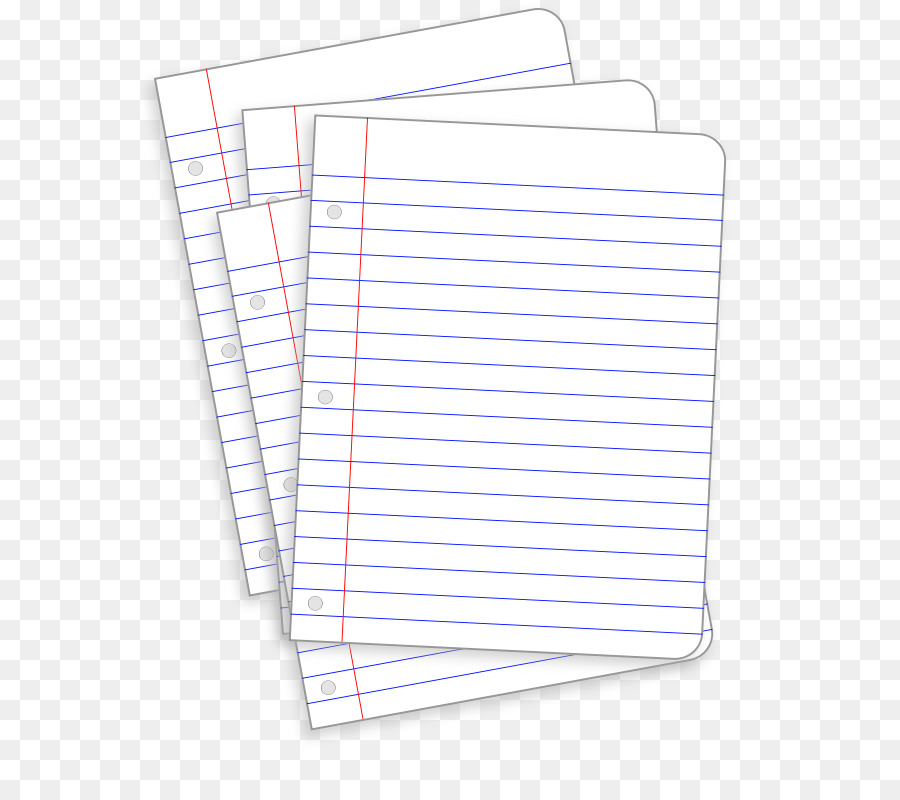 Lined Paper Clipart.