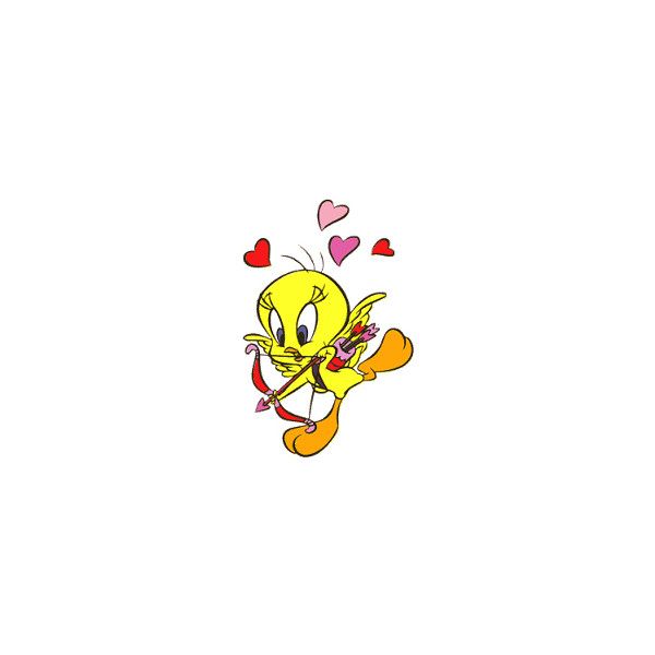 Free Valentine\'s Day Looney Tunes Cartoon Scrapbook Clipart.