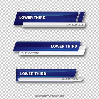 Lower Third Vectors, Photos and PSD files.