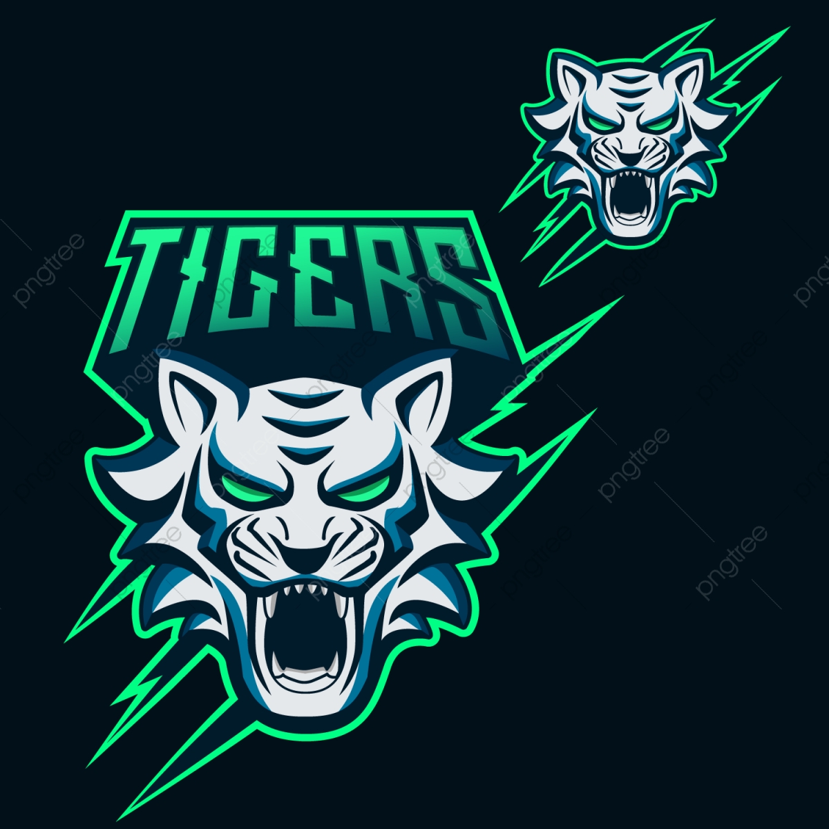Tigers Esports Logo For Mascotand Twitch, Mascot, Logo, Team PNG and.