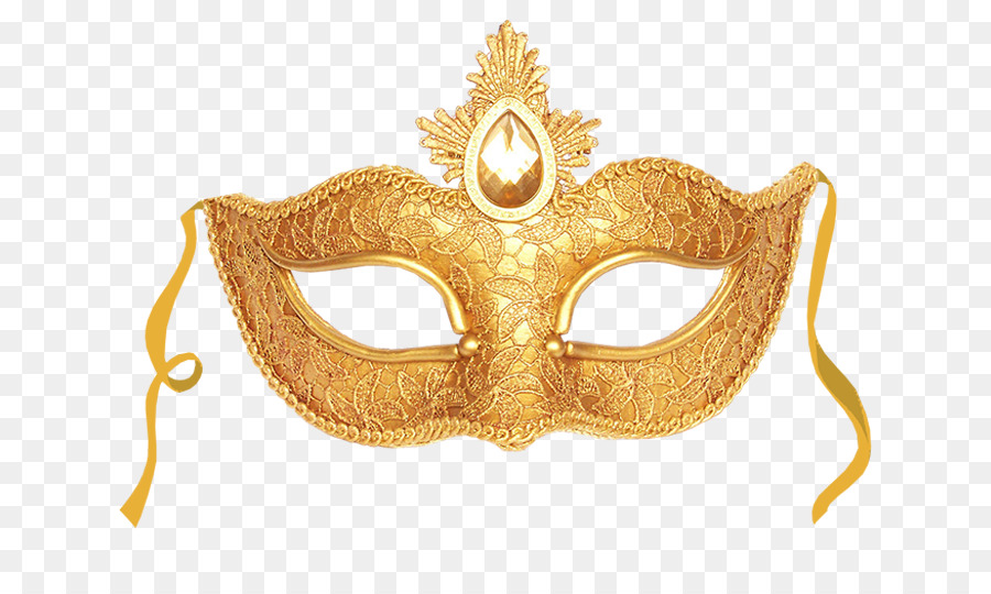 Gold Masquerade Mask Clipart png download.