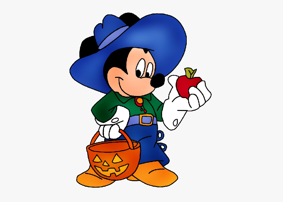 Mickey Mouse Halloween Clipart.