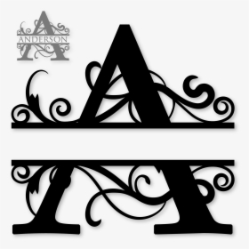 Clip Art Png Letter A Monogram, Transparent Png.