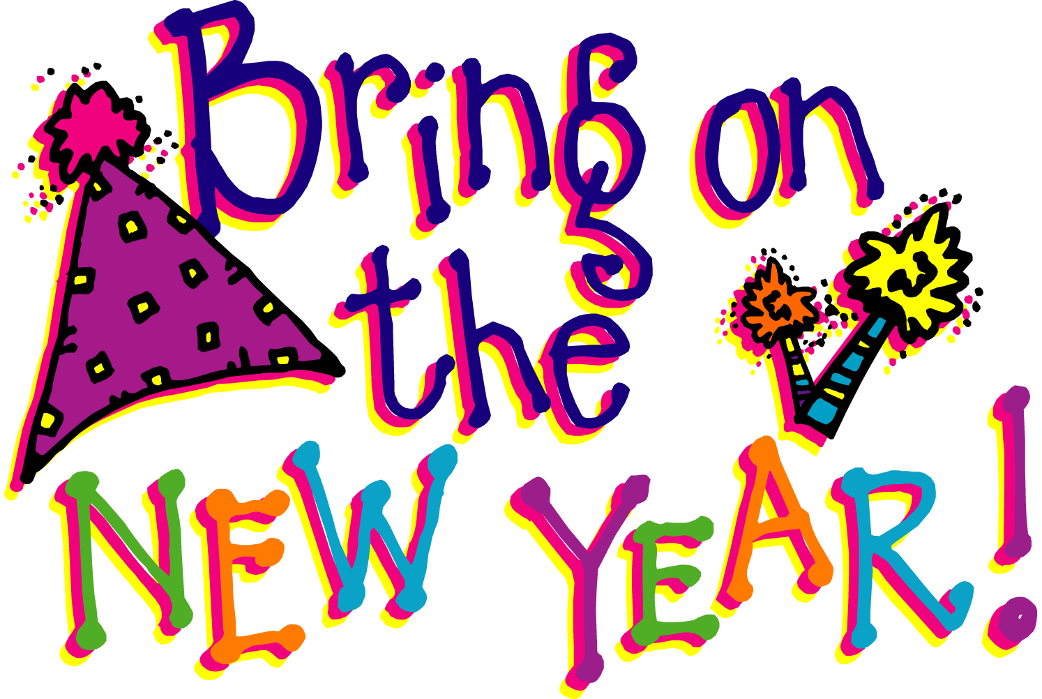 Free New Years Clipart & New Years Clip Art Images.