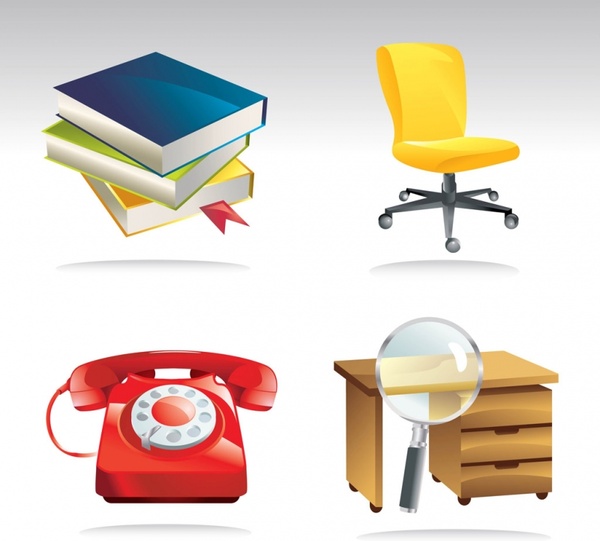 Office Vector Clip Art Free vector in Encapsulated.