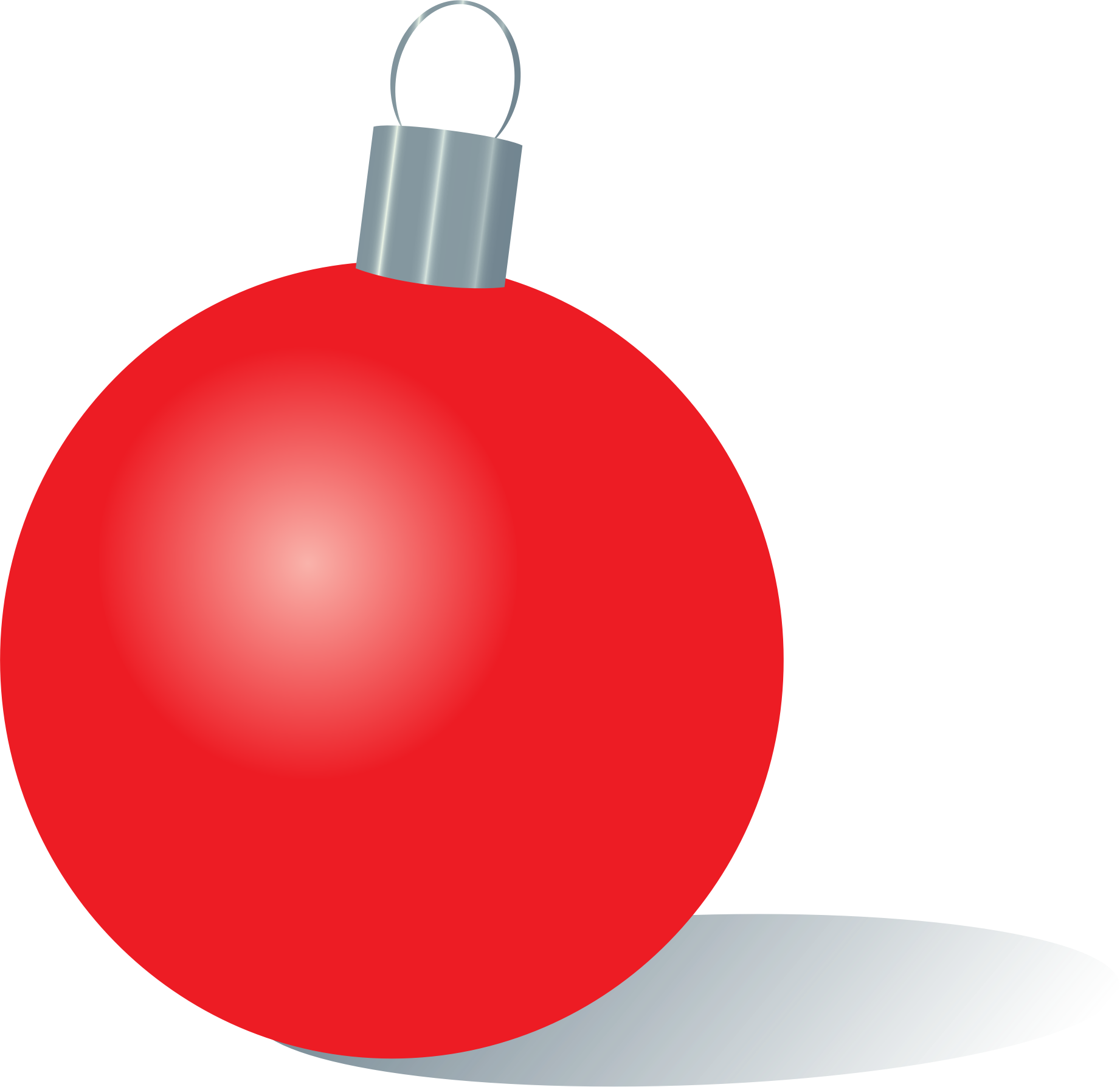 Clip Royalty Free Download Red Christmas Ornaments.