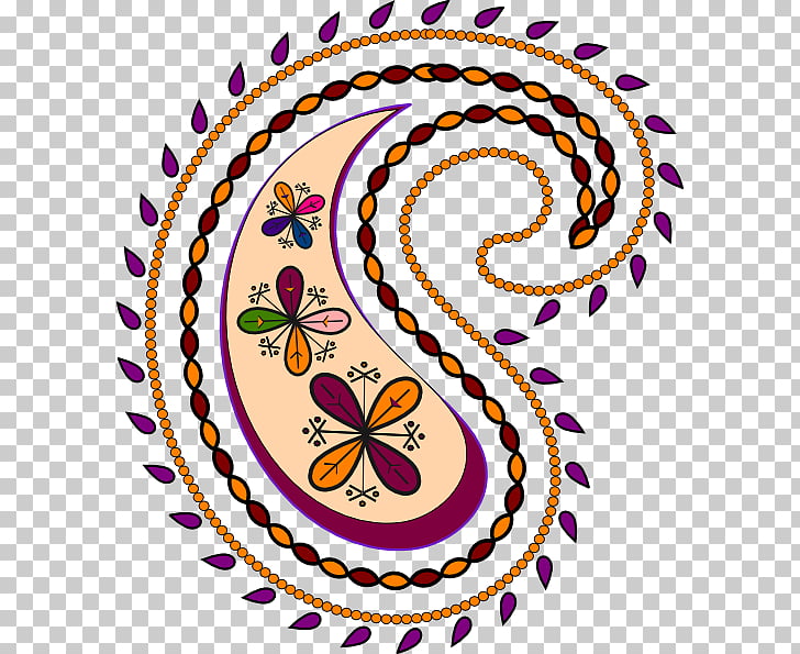 Paisley Kerchief , paisley PNG clipart.