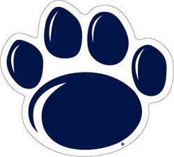 Nittany Lion Paw Prints Clipart.