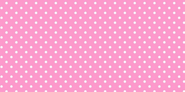 Pink and white polka dot free clip art.