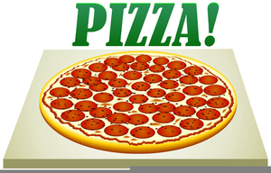 Pepperoni Pizza Clipart Free.