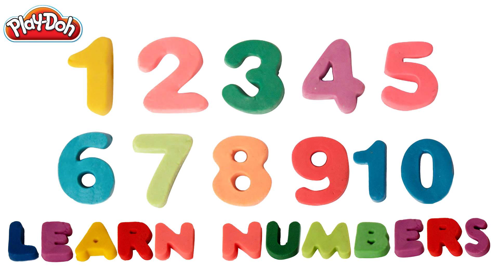 1 to 10 Numbers PNG Transparent Images.