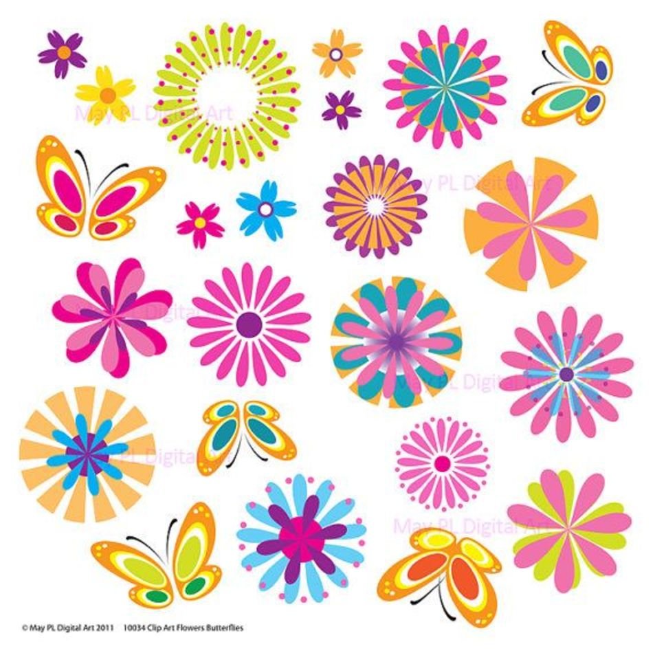 Free Printable Spring Flowers Clip Art N3 free image.