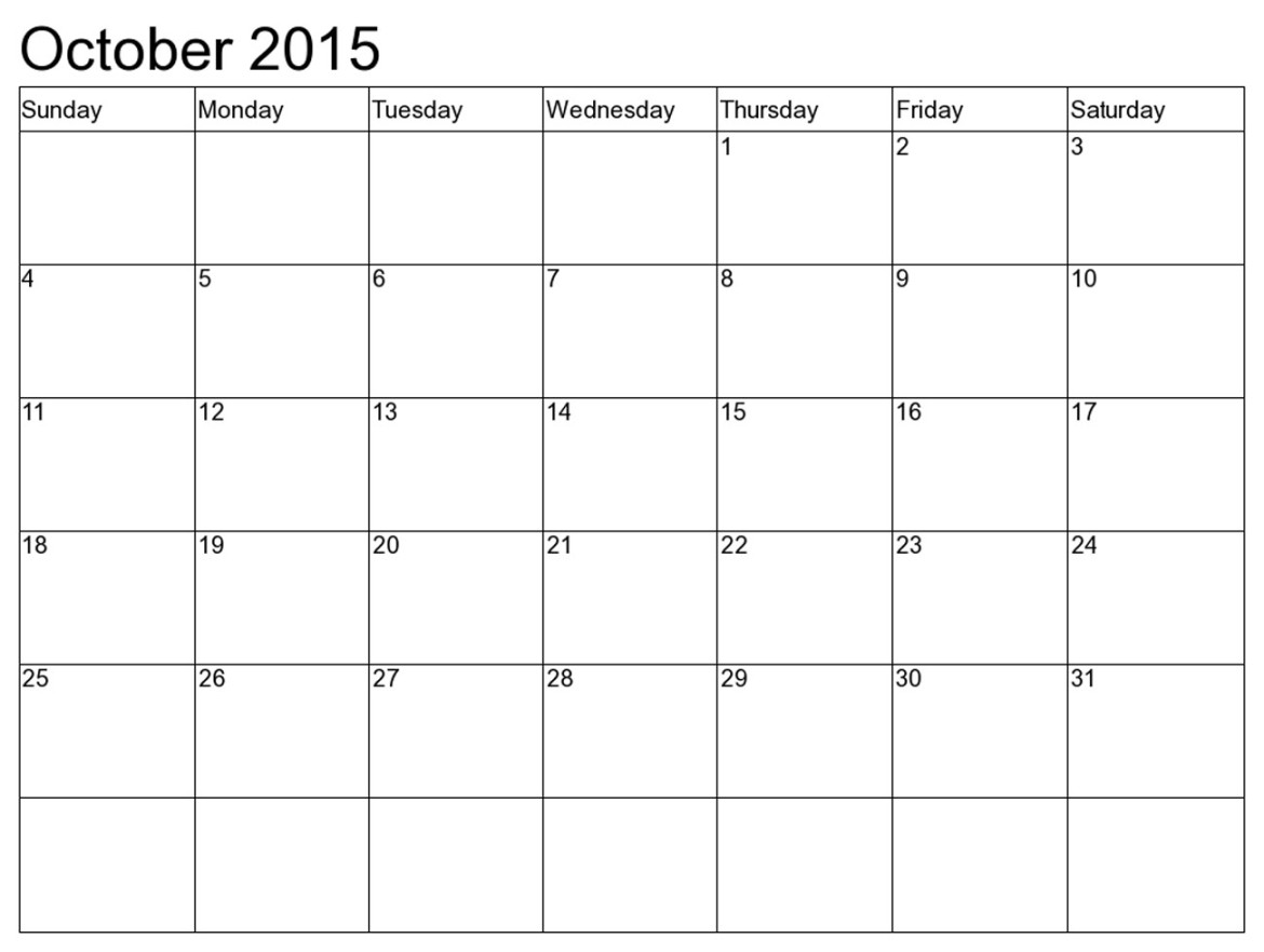 October 2017 Calendar Pdf.