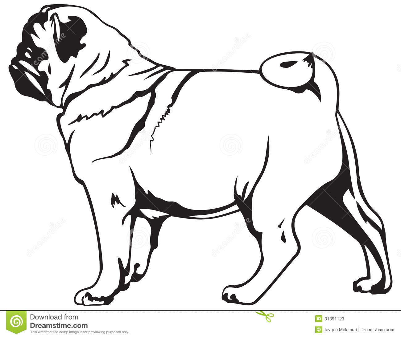 Download free pug silhouette clipart 20 free Cliparts | Download images on Clipground 2021