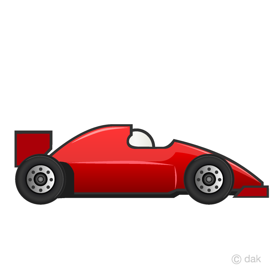 Red Racing Car Clipart Free Picture｜Illustoon.