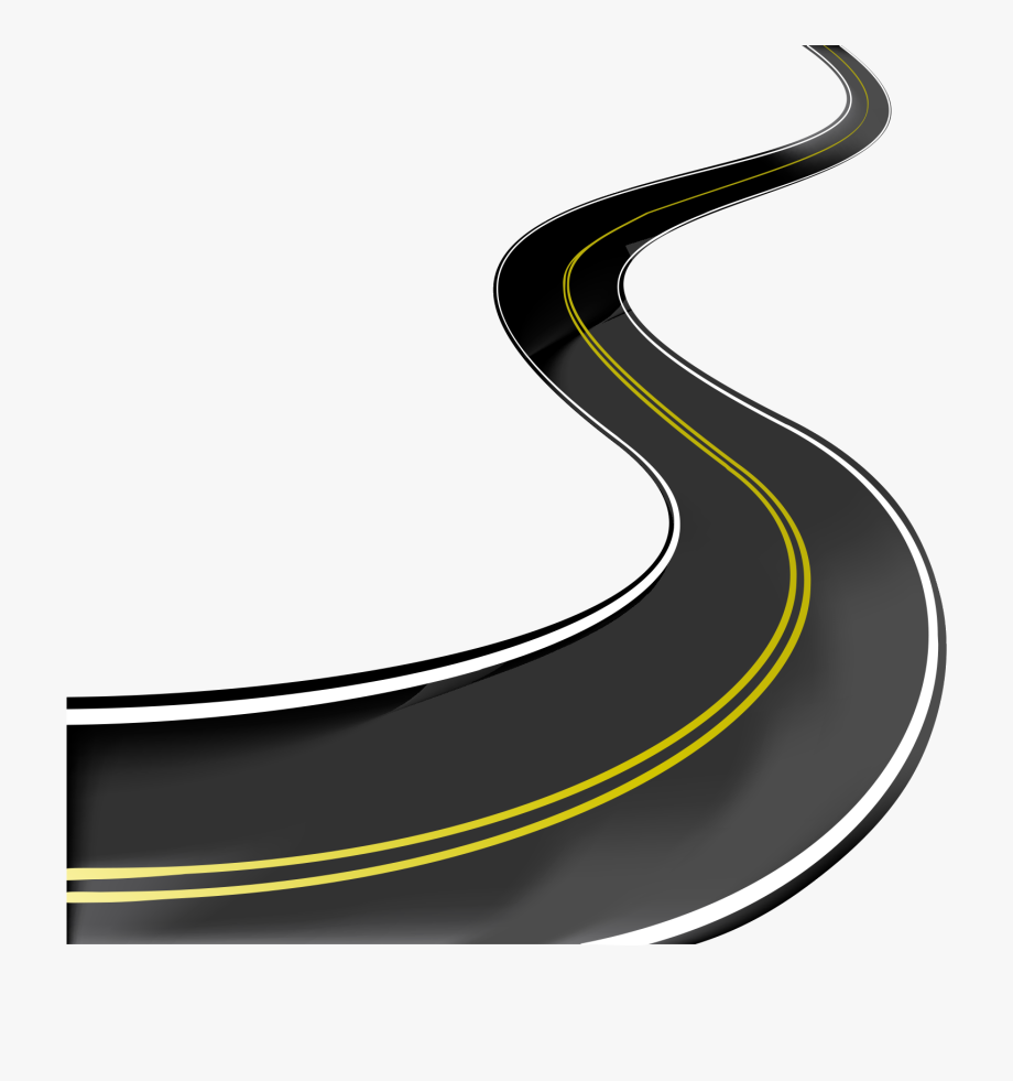 Curved Road Clipart.