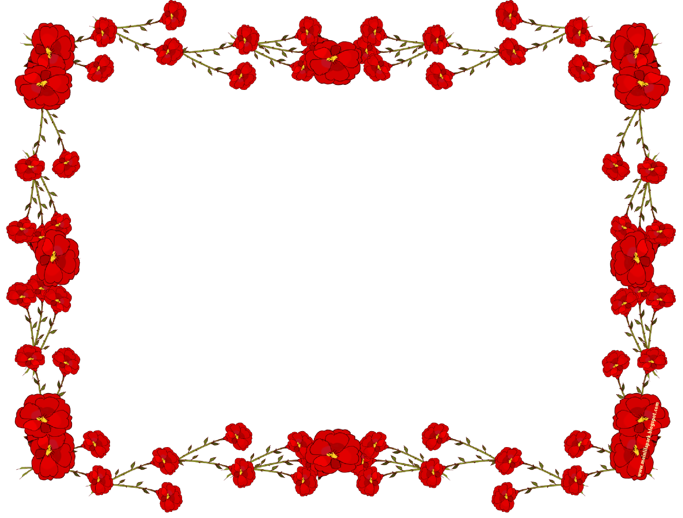 Free Rose Flower Borders, Download Free Clip Art, Free Clip.