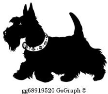 Scottish Terrier Clip Art.