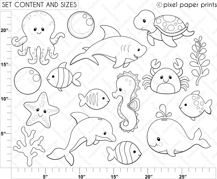 ocean-animal-clipart-black-and-white-20-free-cliparts-download-images