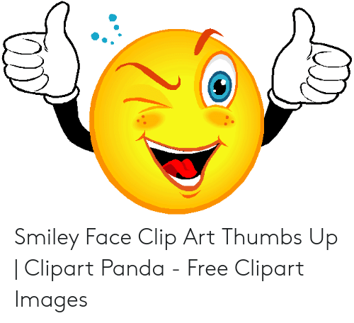 Smiley Face Clip Art Thumbs Up.