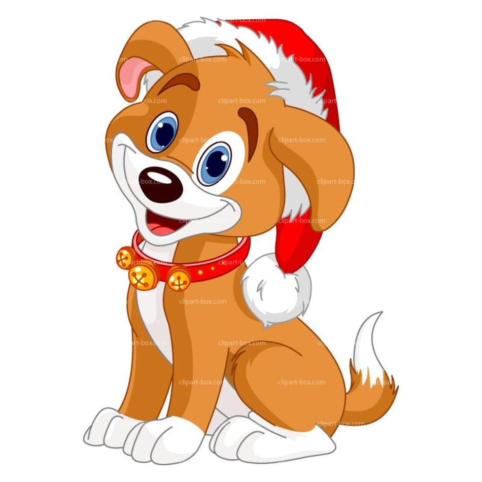 Christmas Dog Stock Snoopy clipart free image.