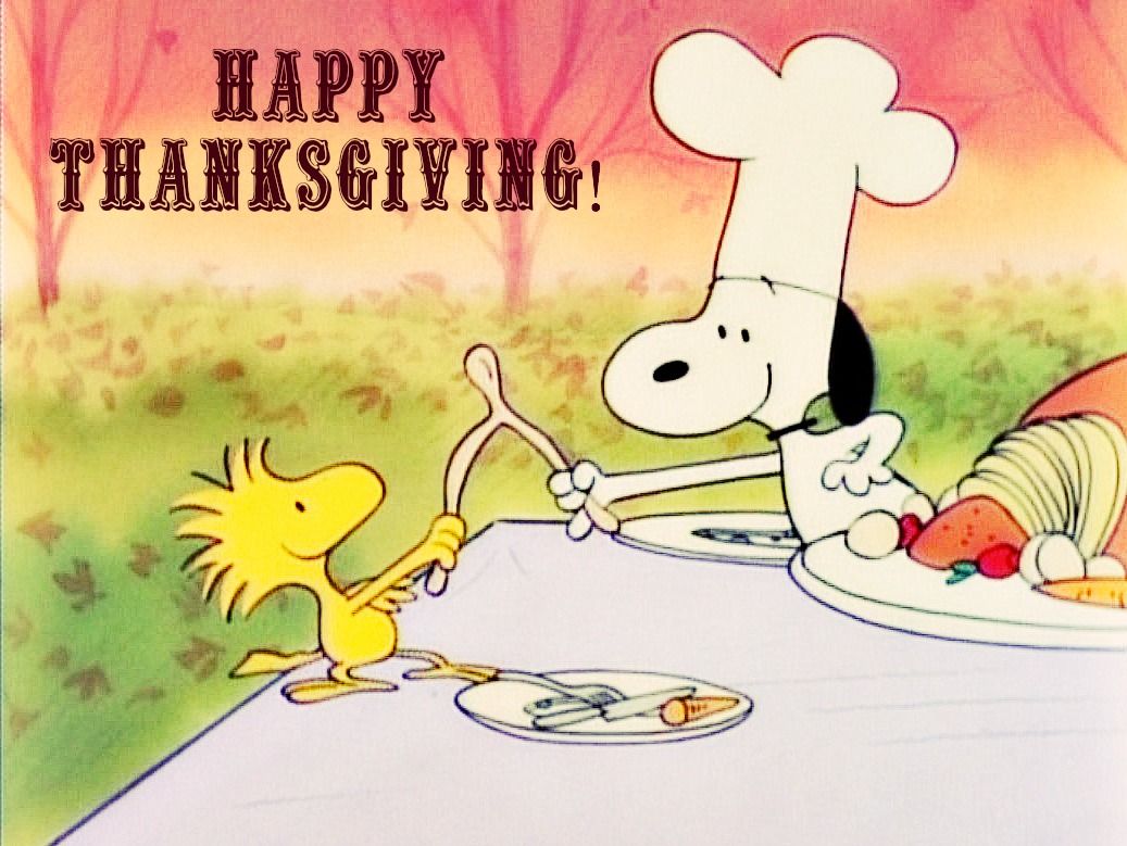 Snoopy Thanksgiving Clipart.