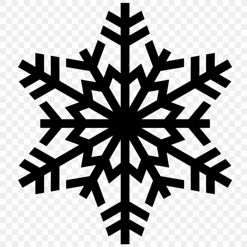 Snowflake Euclidean Vector Clip Art, PNG, 2500x2500px.
